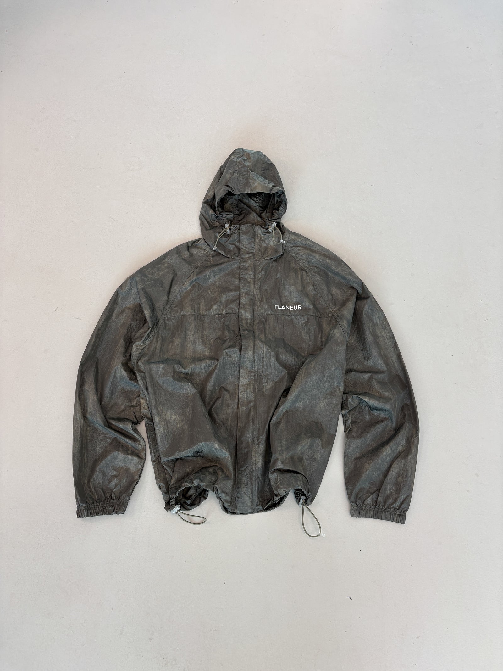 Turtle Nylon Jacket | Stone