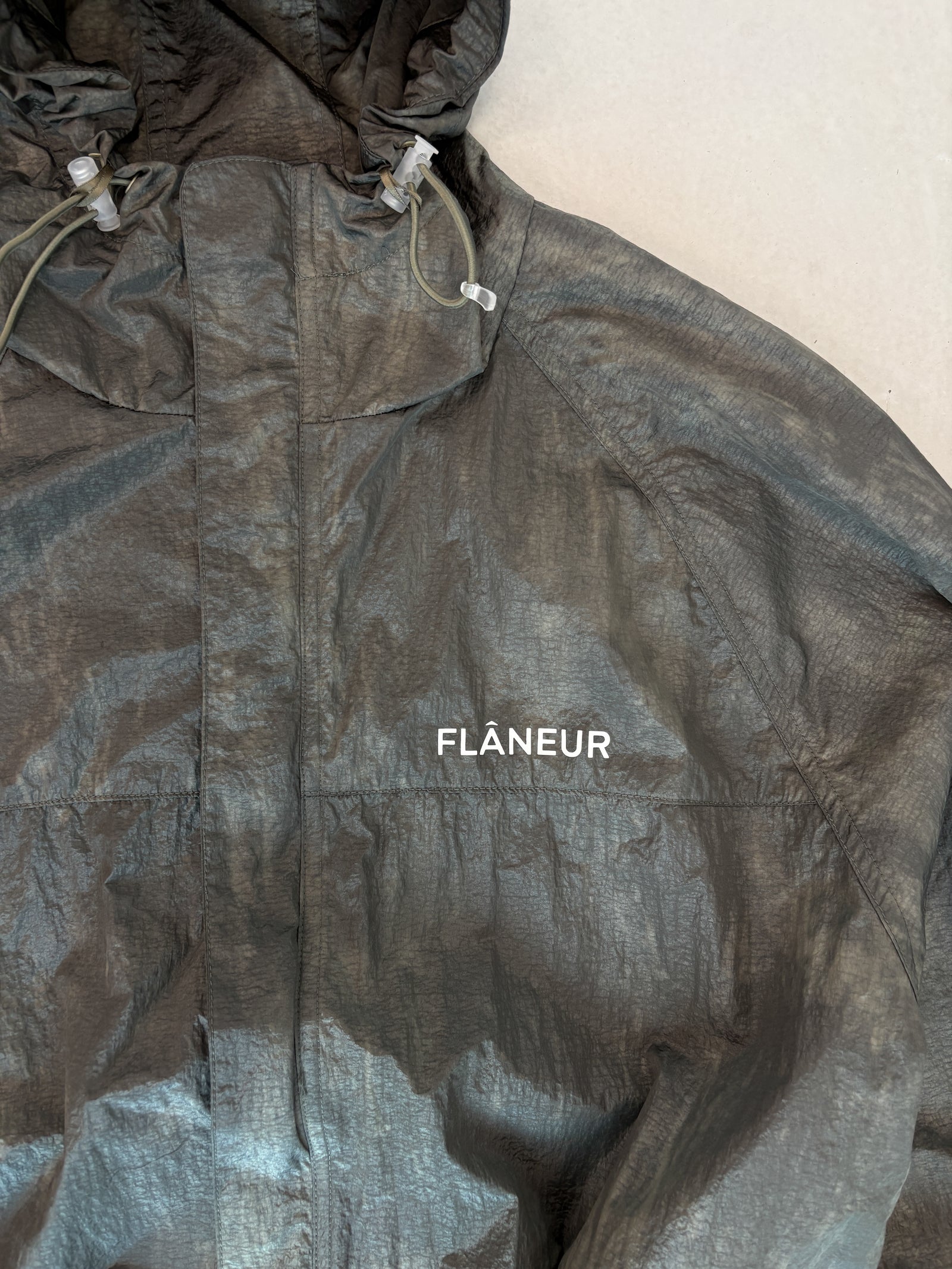 Turtle Nylon Jacket | Stone
