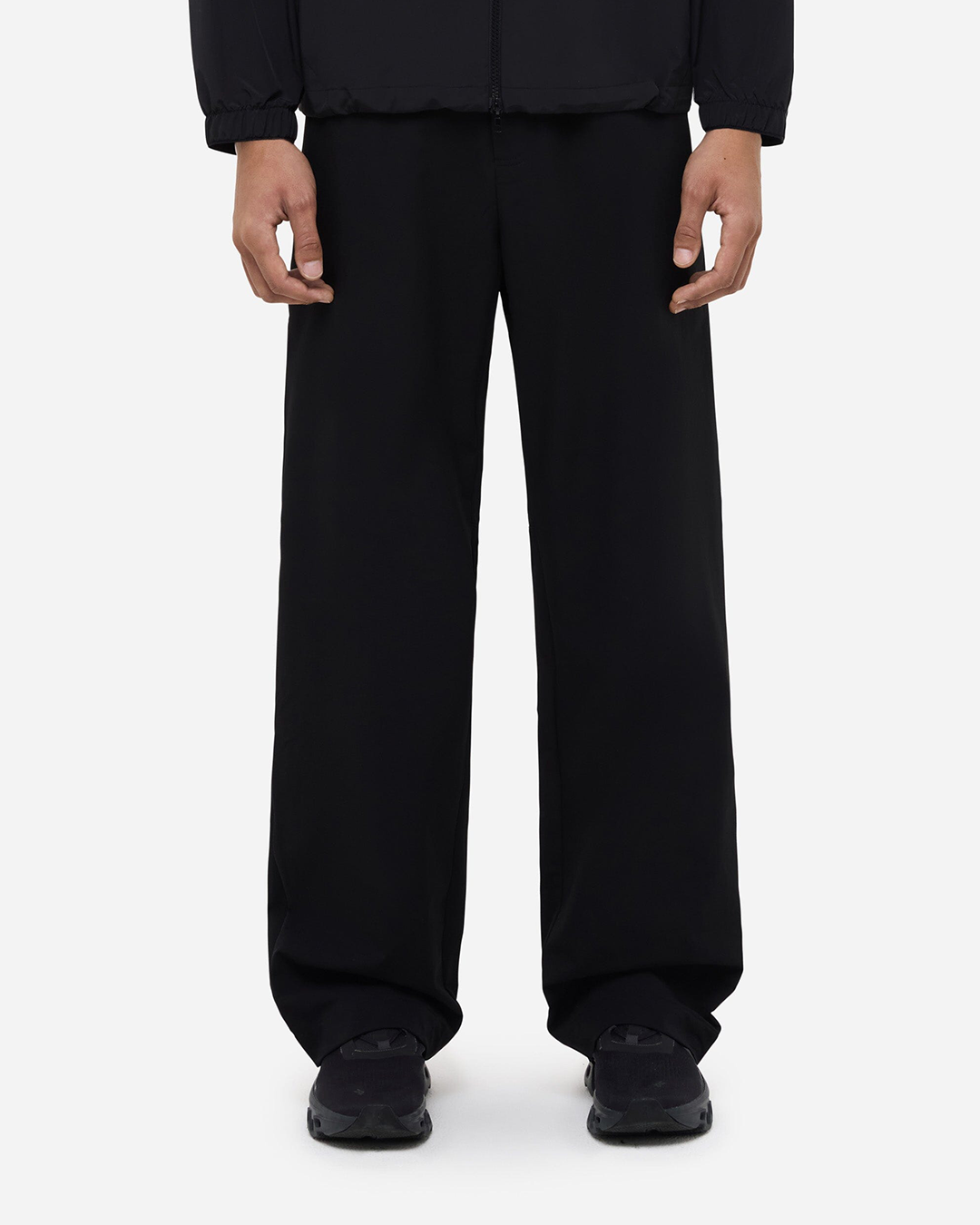 Badge Formal Tech Pants | Black