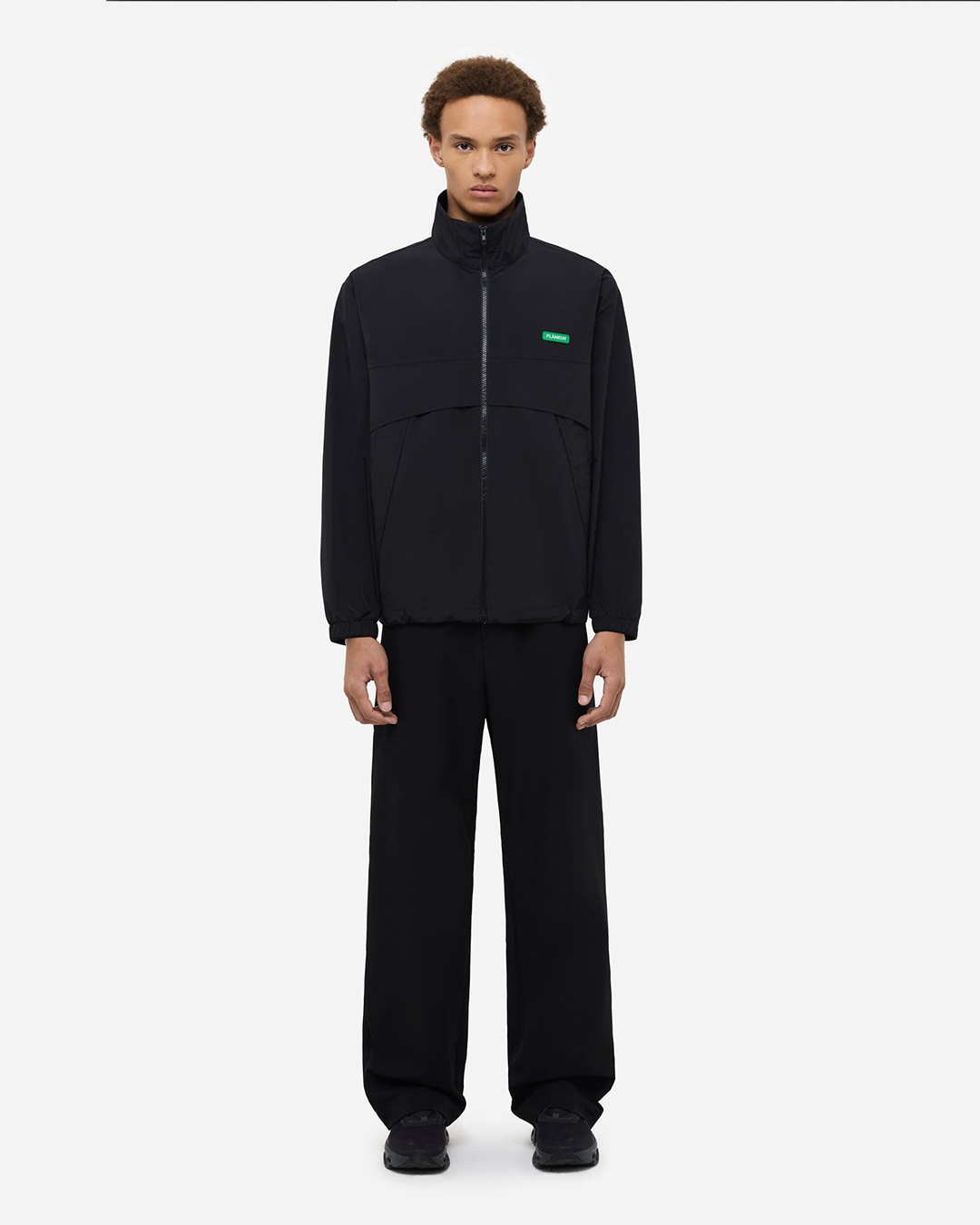 Badge Formal Tech Pants | Black