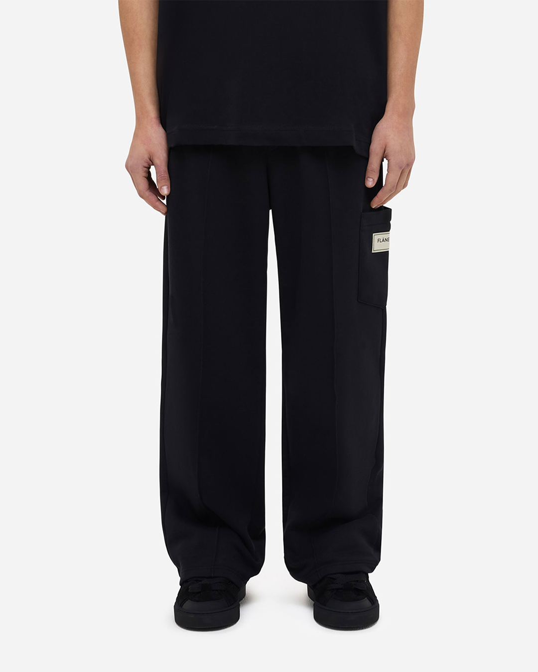 Atelier Tailored Casual Broek | Zwart