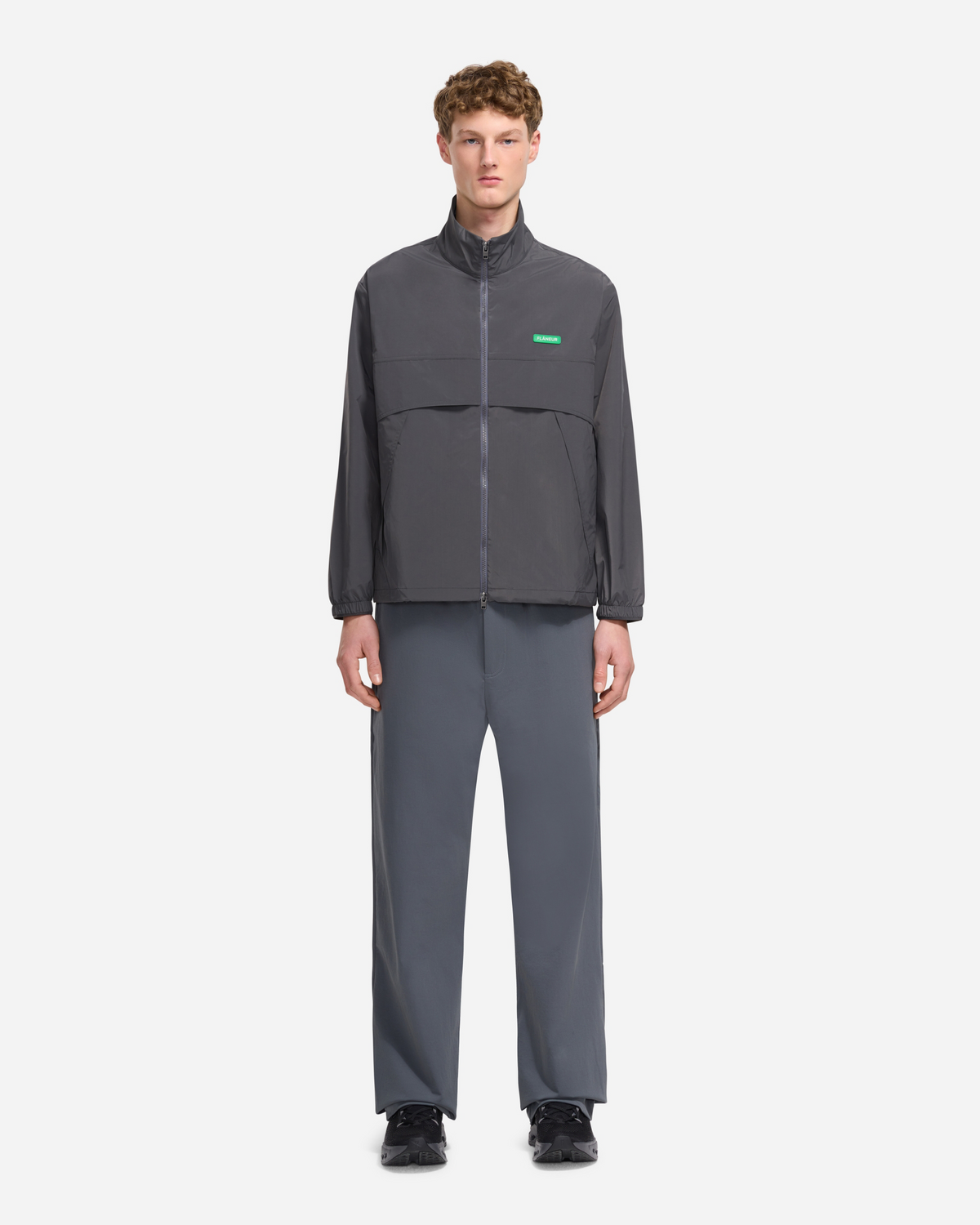 Badge Formal Tech Pants | Dark Grey