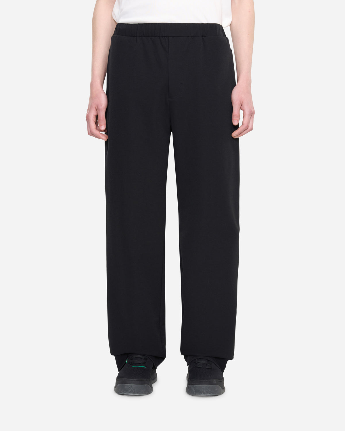 Badge Formal Tech Pants | Black