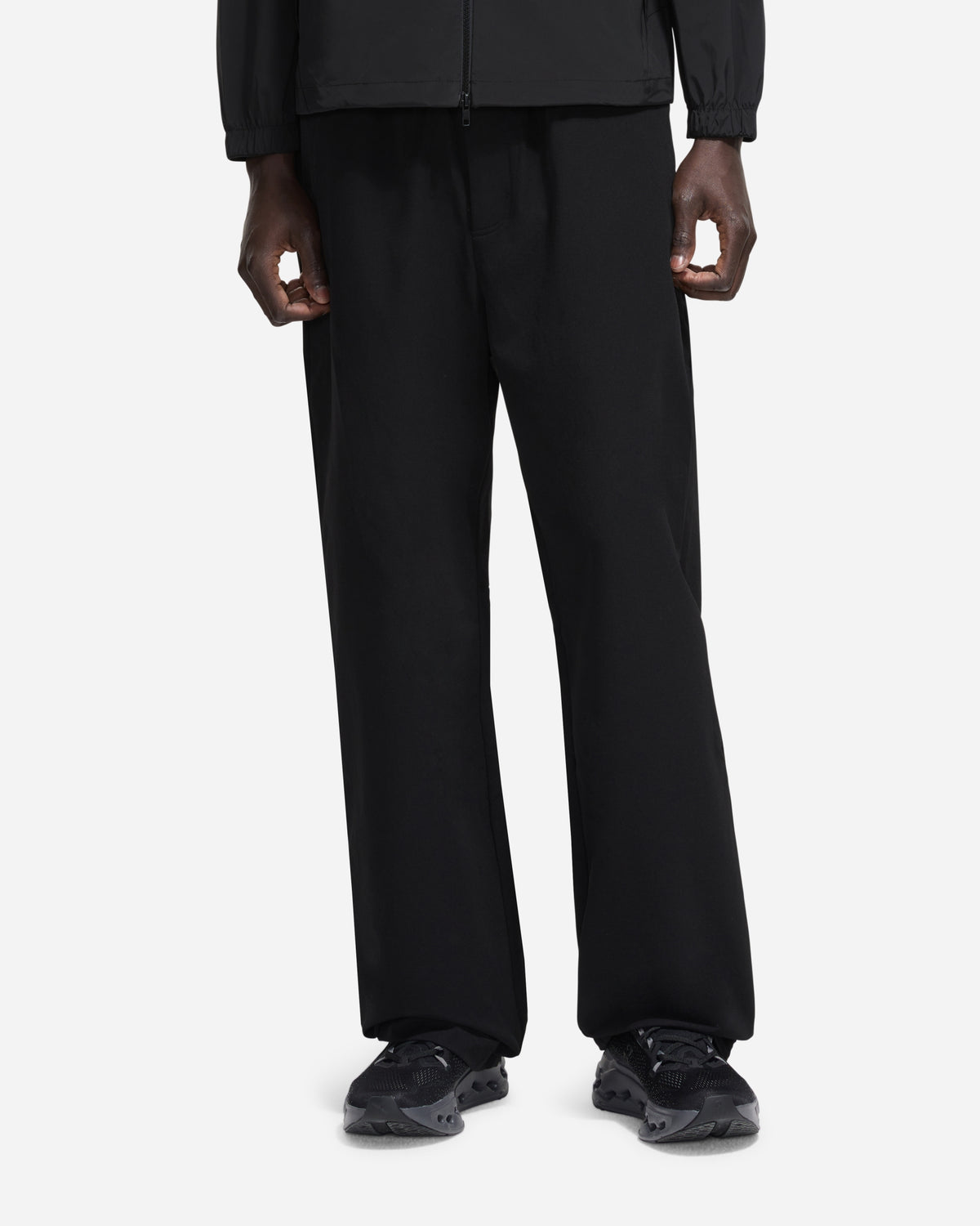 Badge Formal Tech Pants | Black