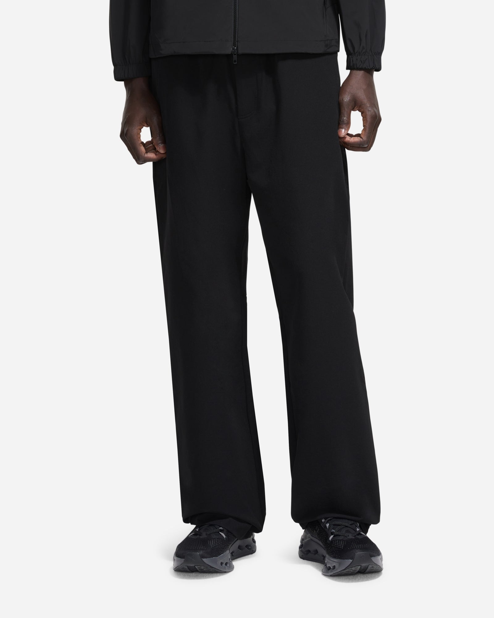 Badge Formal Tech Pants | Black