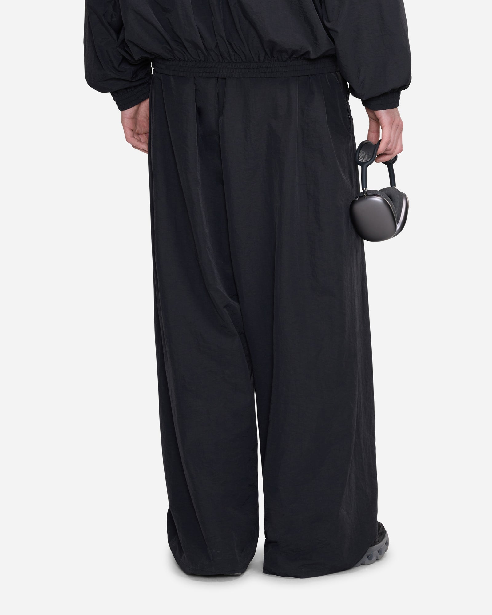 Sound & Design Oversized Track Pants | Zwart