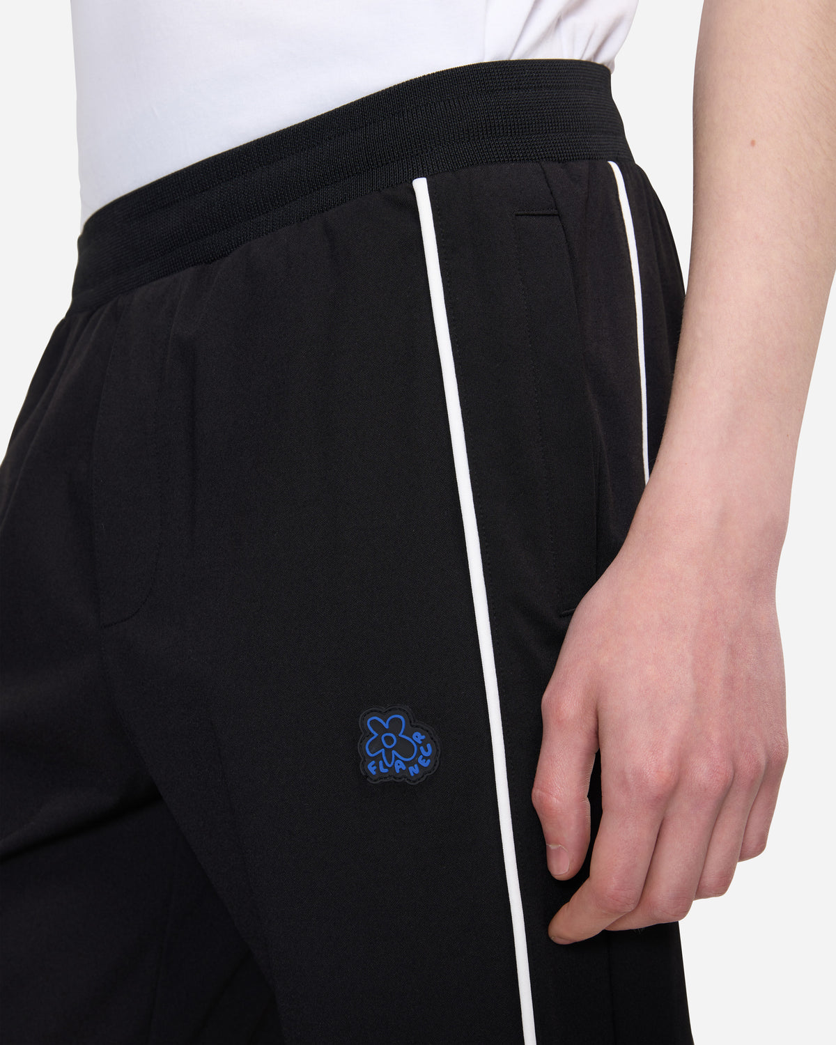 Blossom Track Pants | Black