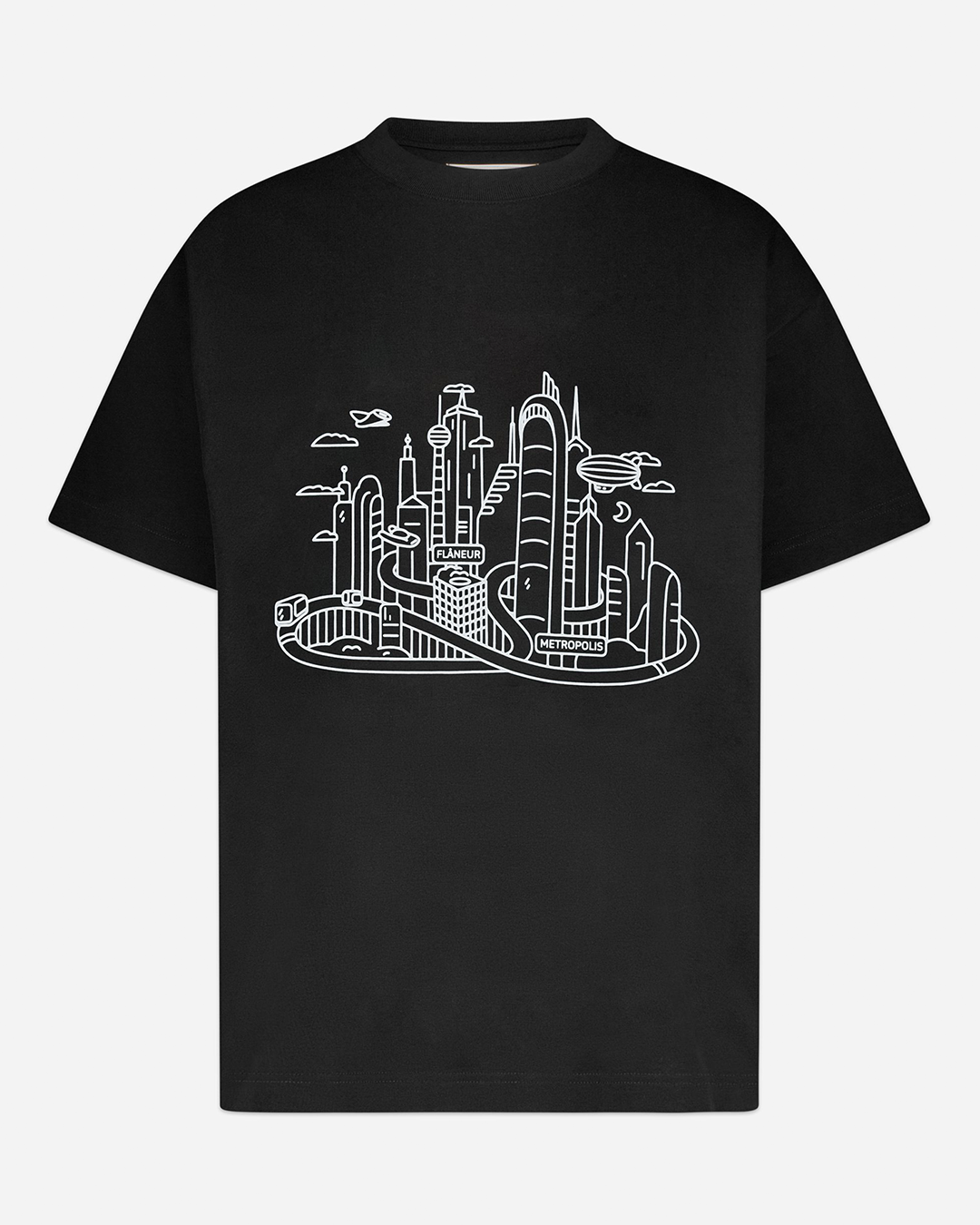 Metropolis T-Shirt | Zwart
