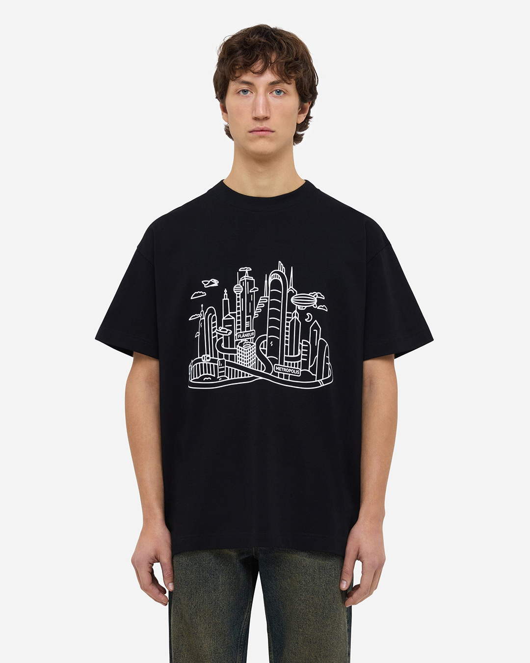 Metropolis T-Shirt | Zwart