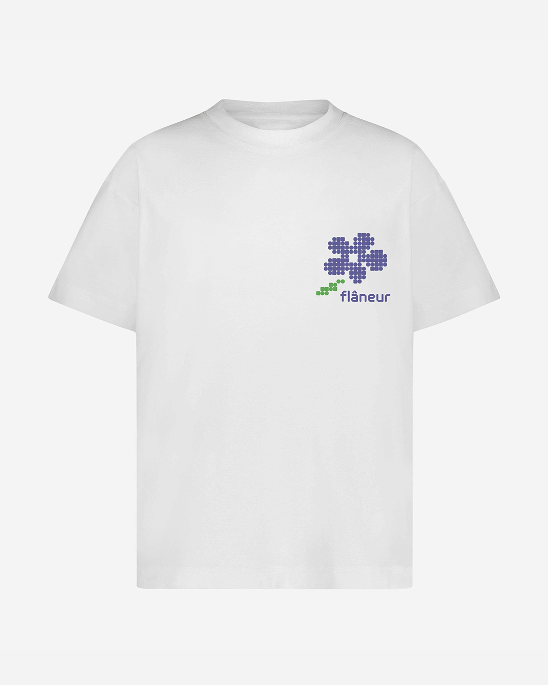Pixel Flower T-Shirt | Weiß