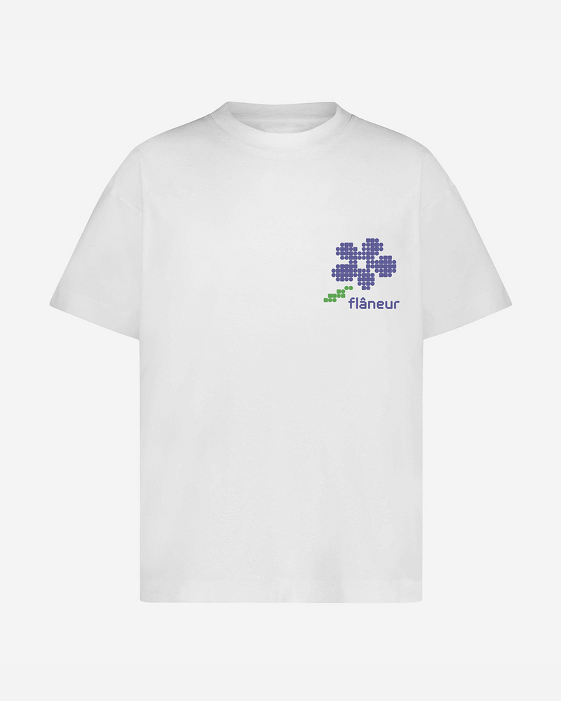 Pixel Flower T-Shirt | White