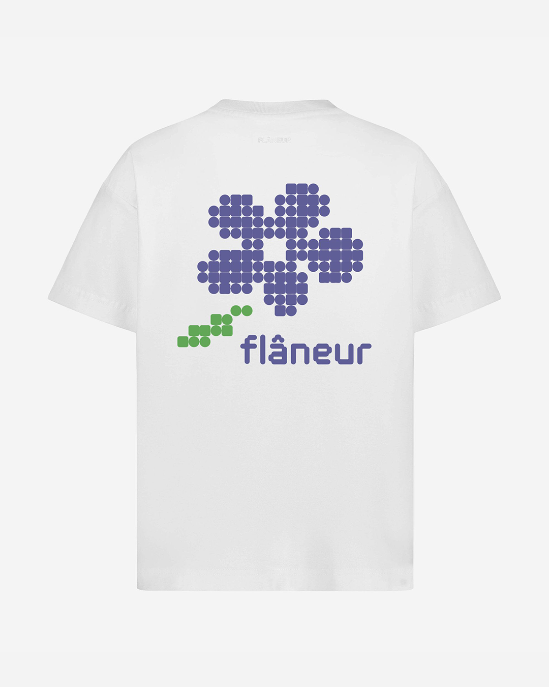 Pixel Flower T-Shirt | Weiß