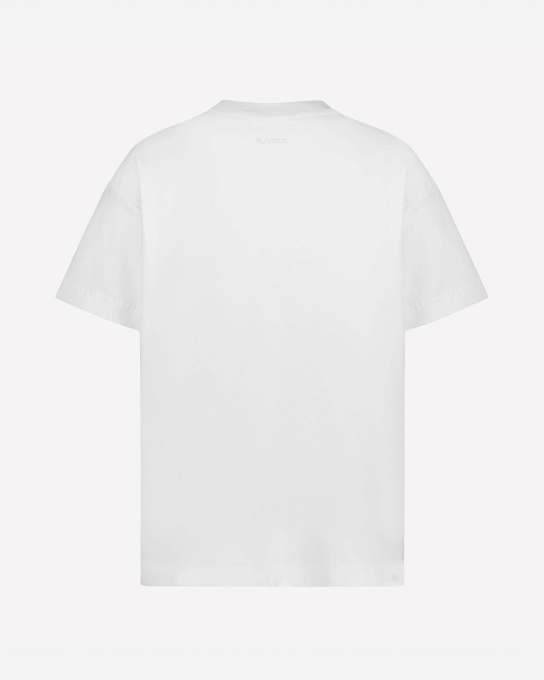 Bio-Blumen-T-Shirt | Weiß