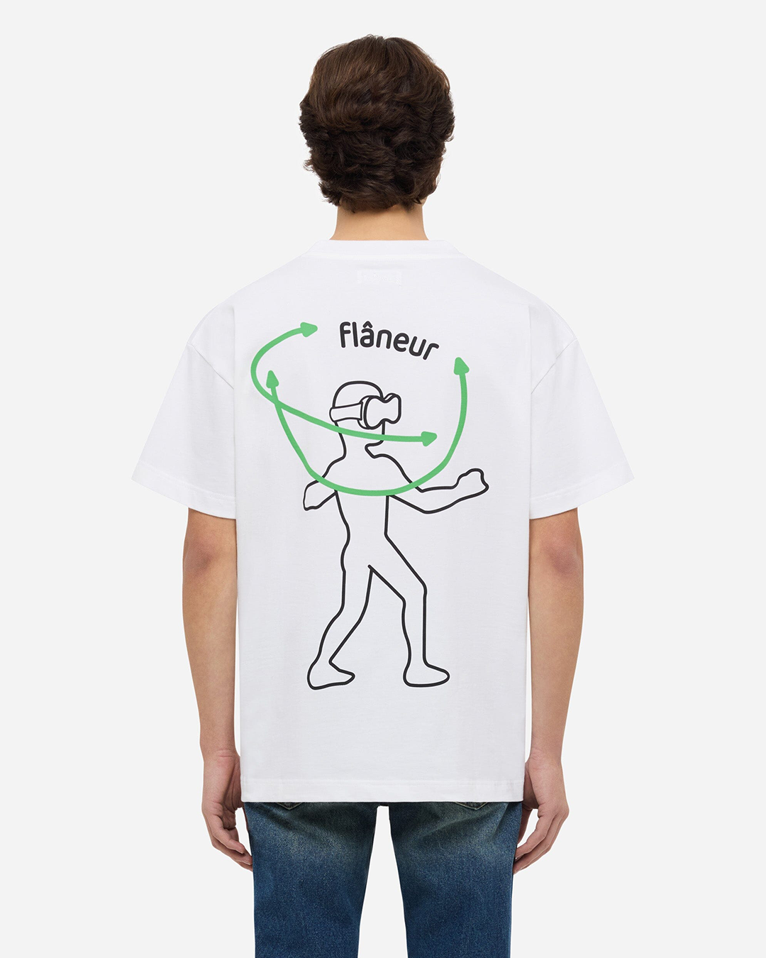 Vision Grafik-T-Shirt | Weiß