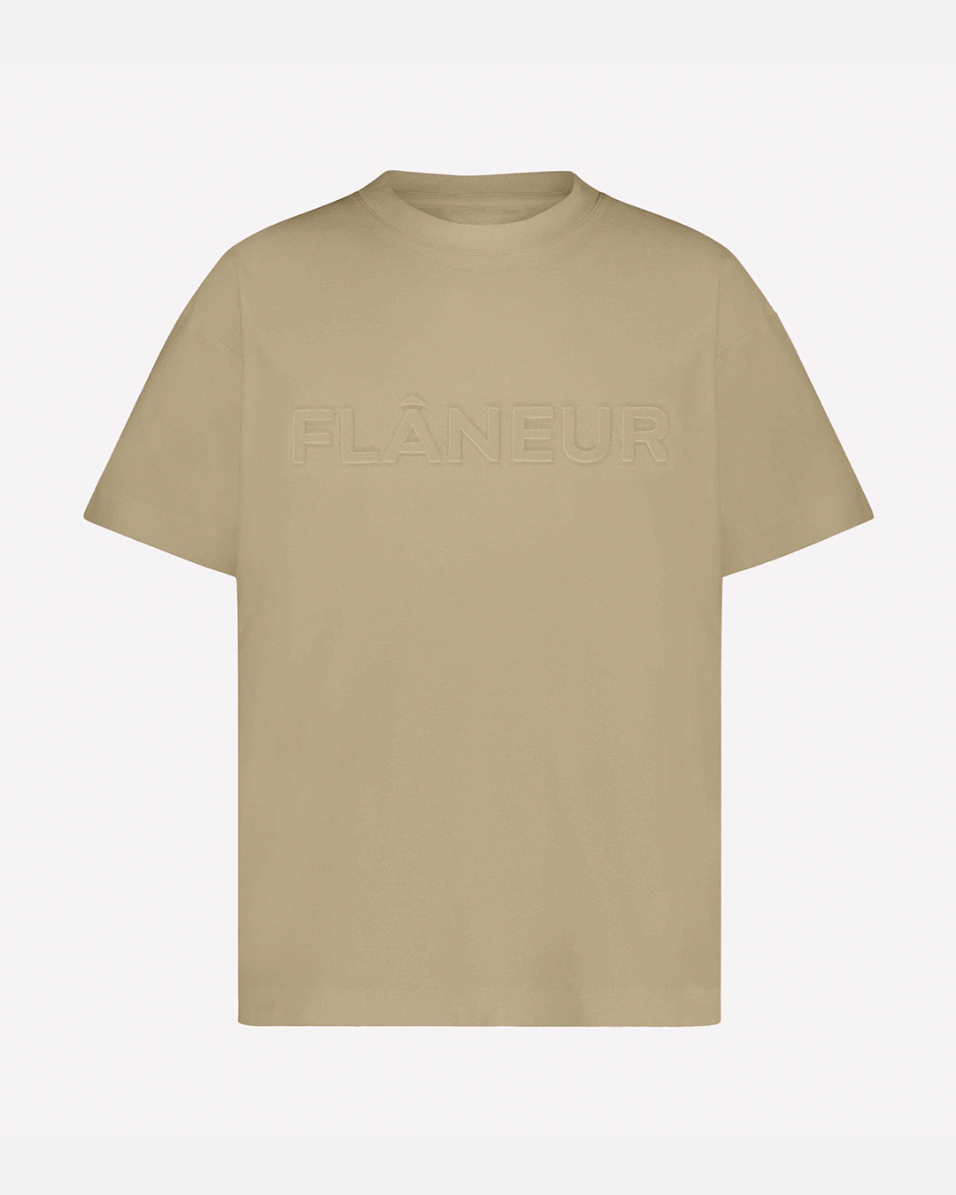 Embossed T-Shirt | Sand