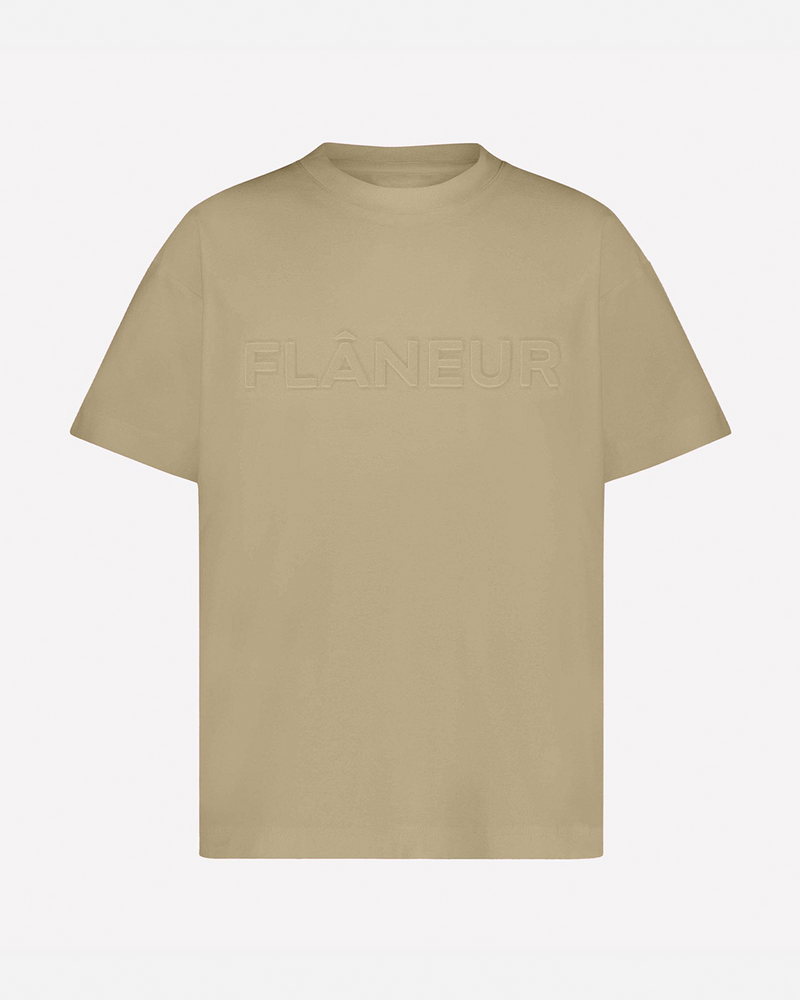 Embossed T-Shirt | Sand