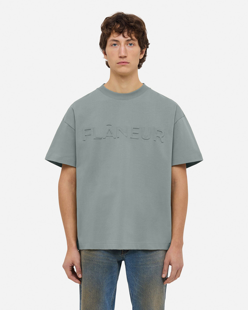 Embossed T-Shirt | Midnight Blue