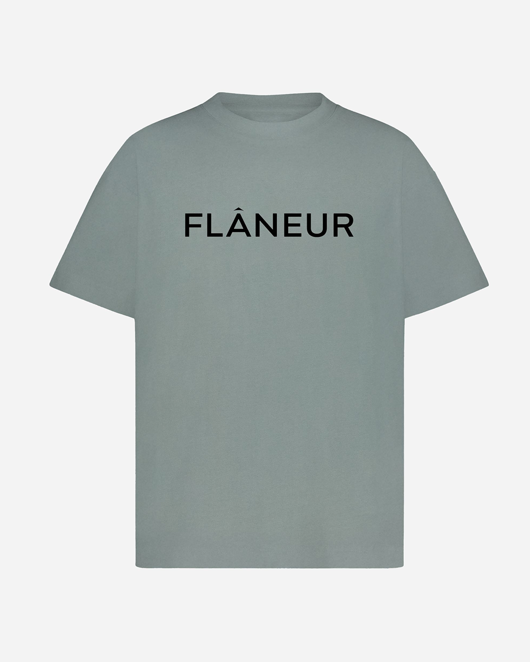 Printed Logo T-Shirt | Steel Green
