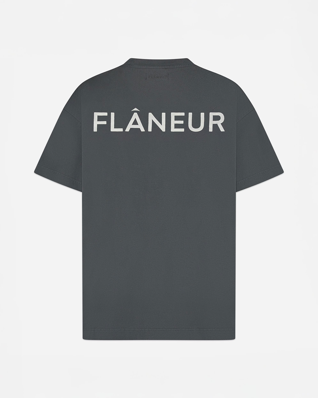 Double Logo Washed T-Shirt | Zwart