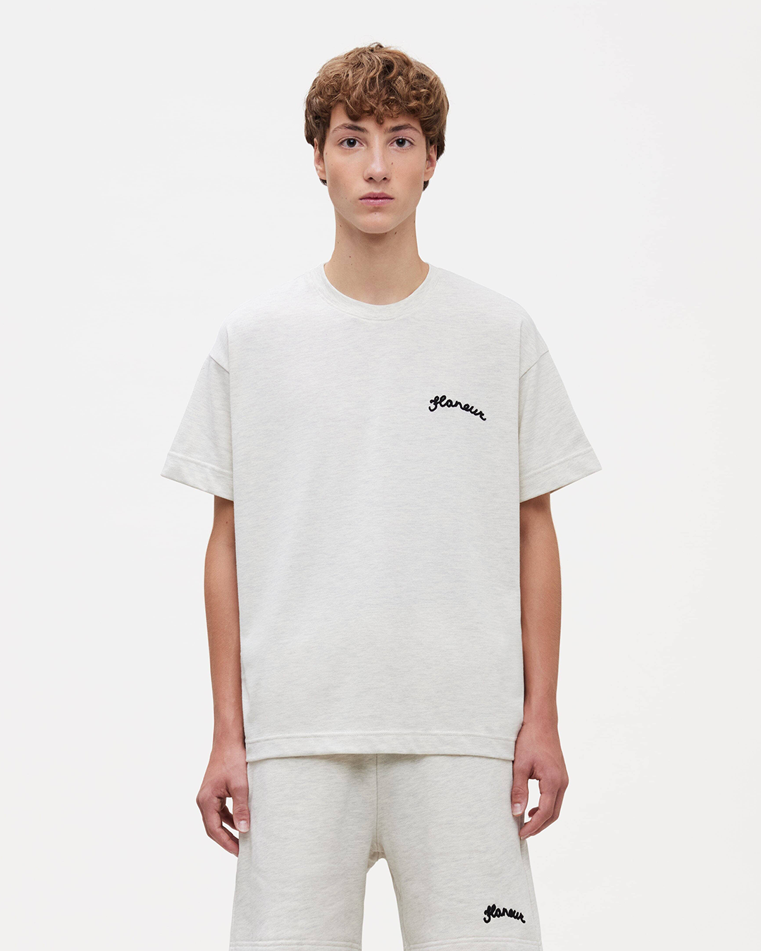 Signature T-Shirt | Heather Cool Grey