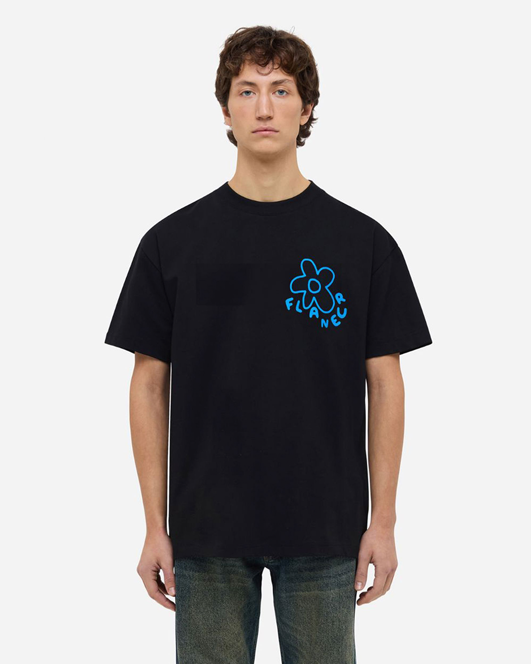 Blossom T-shirt | Zwart