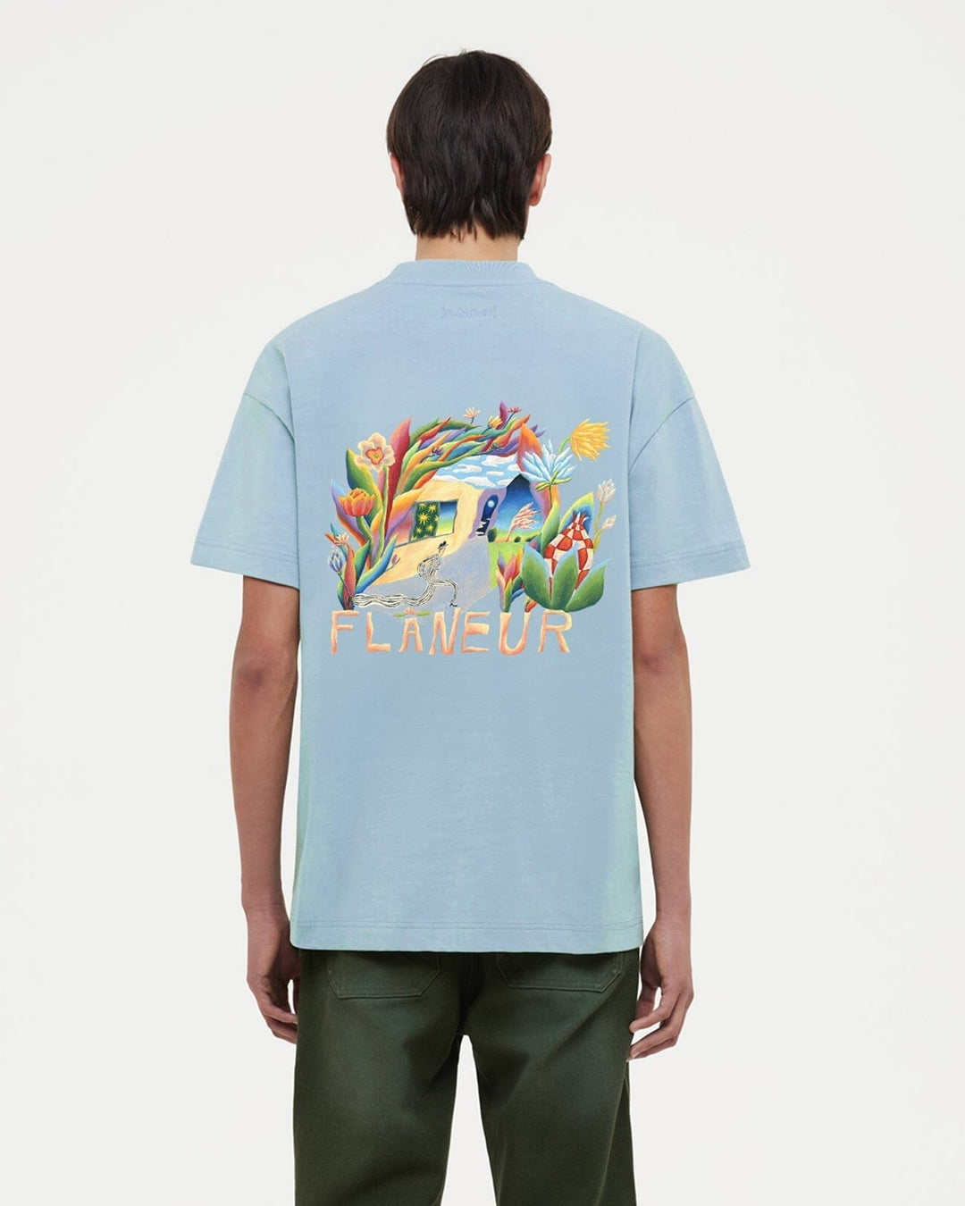 Zeitablauf-T-Shirt | Hellblau