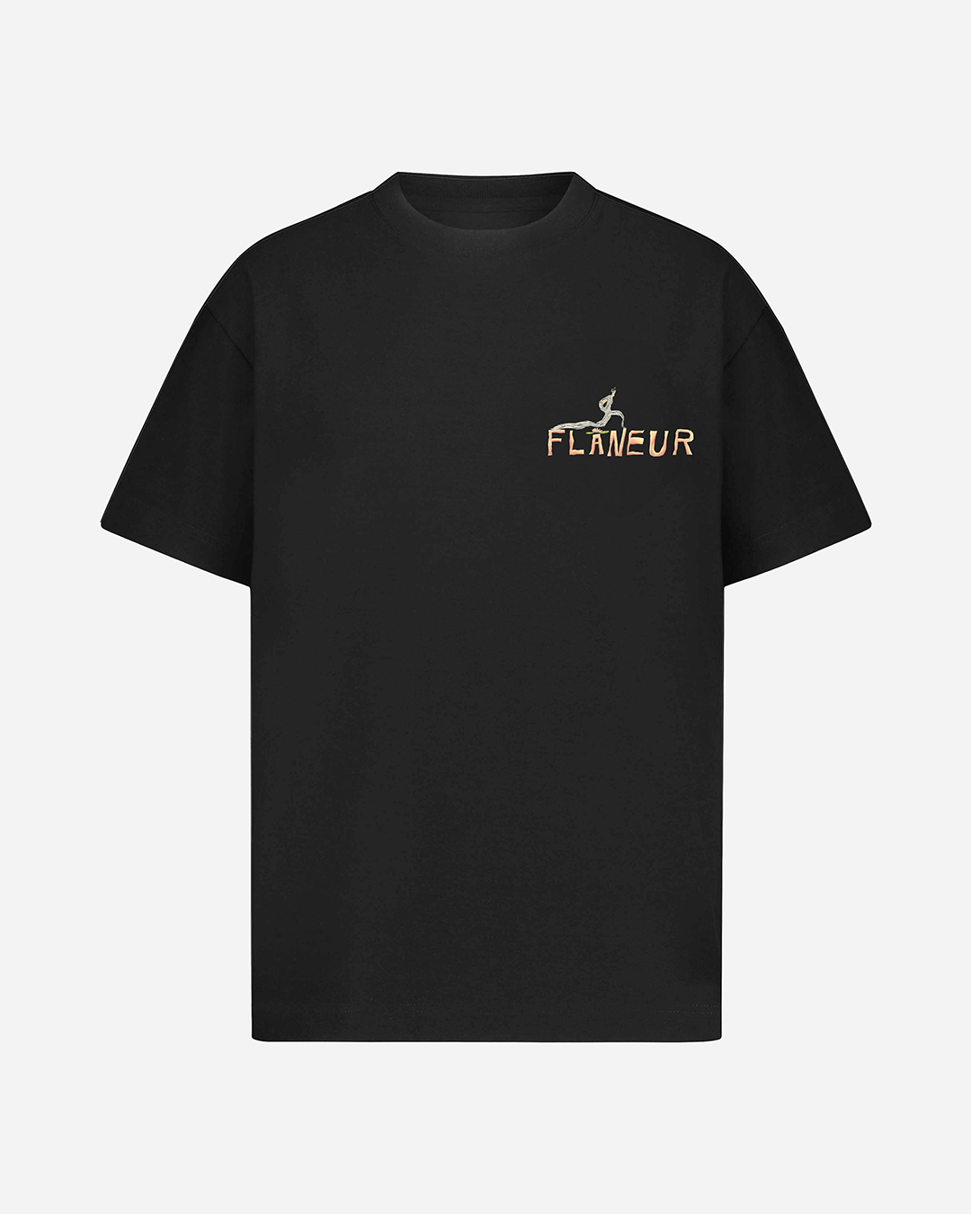 Zeitablauf-T-Shirt | Schwarz