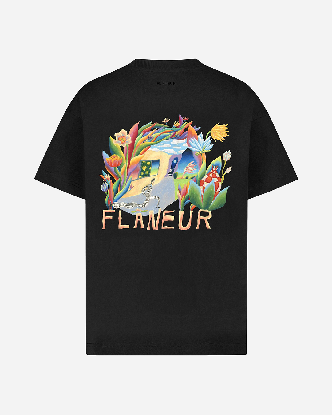 Zeitablauf-T-Shirt | Schwarz