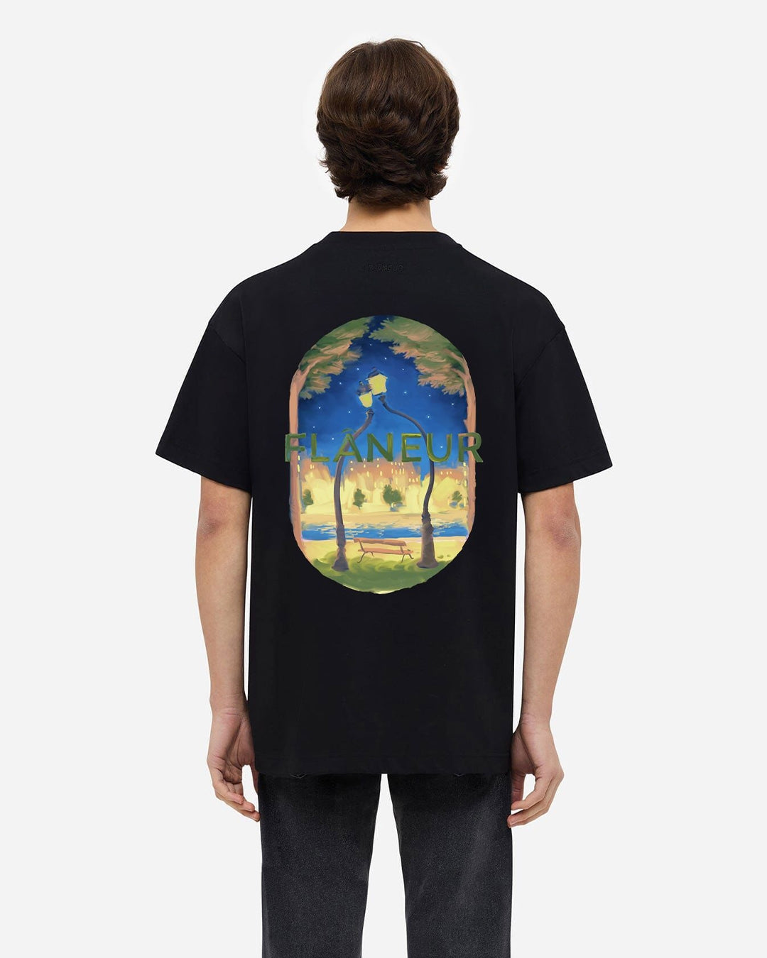 Laternen der Liebe T-Shirt | Schwarz