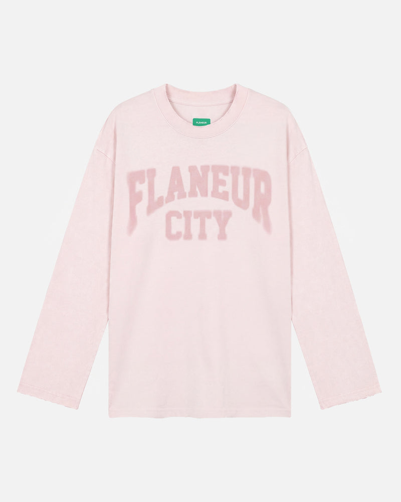 Flaneur City Long Sleeve | Washed Pink