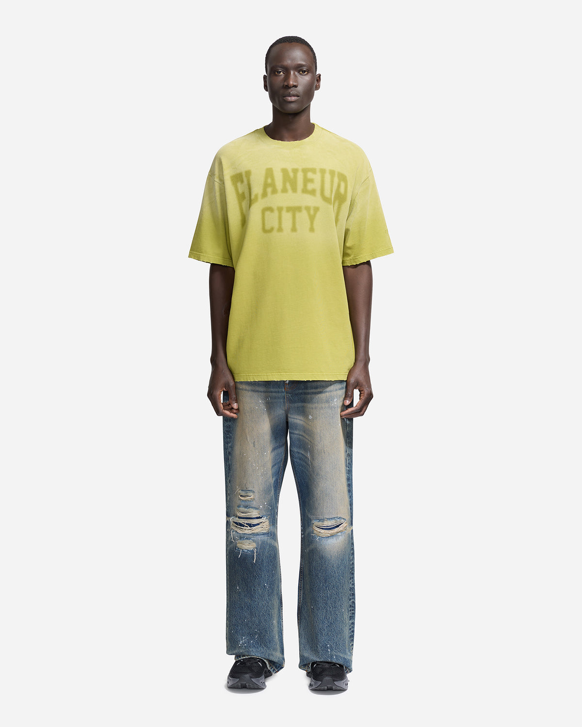 Flaneur City T-Shirt | Washed Green