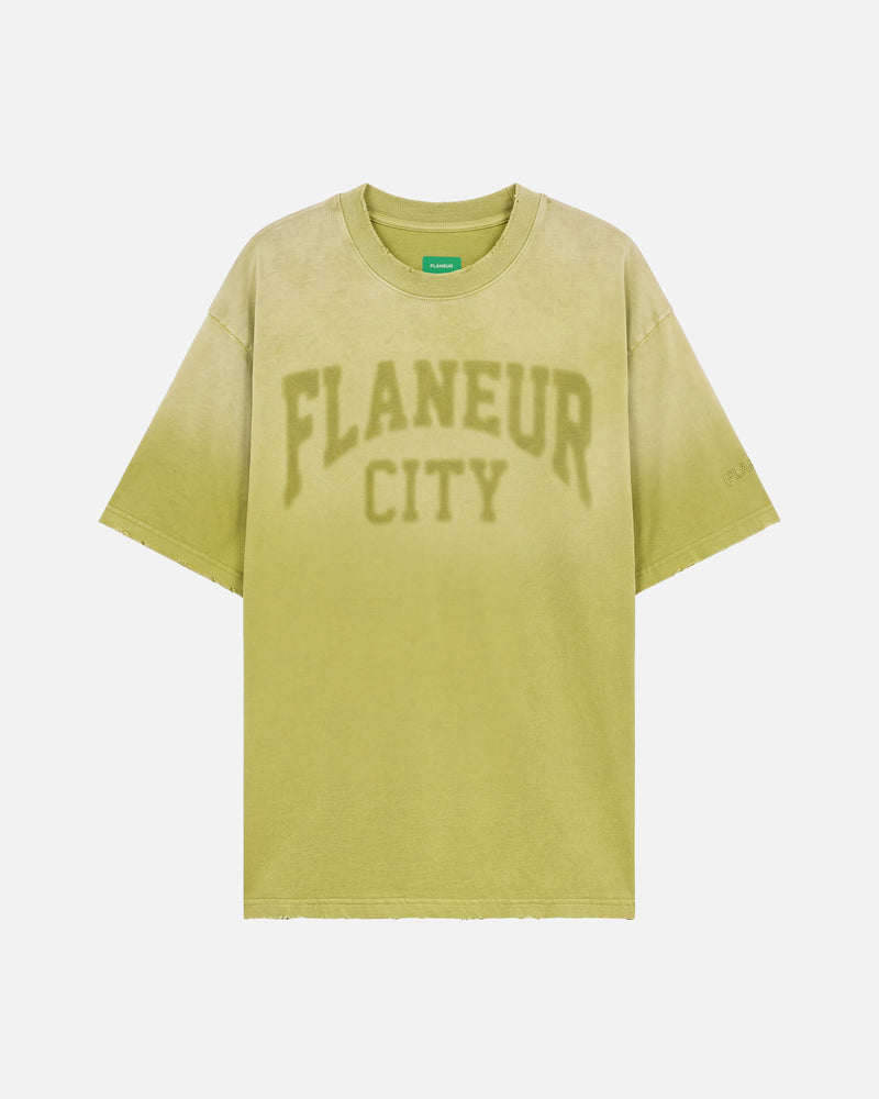 Flaneur City T-Shirt | Washed Green