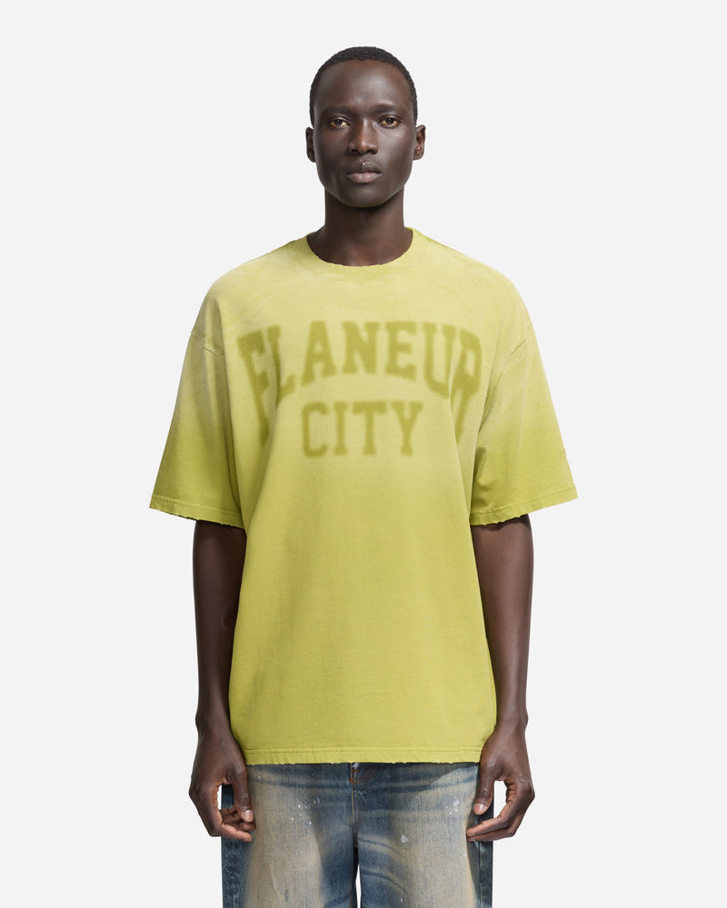 Flaneur City T-Shirt | Washed Green