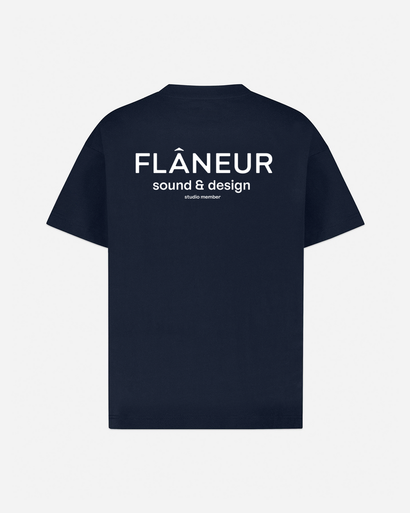 Sound & Design Studio Member T-Shirt | Navy/White