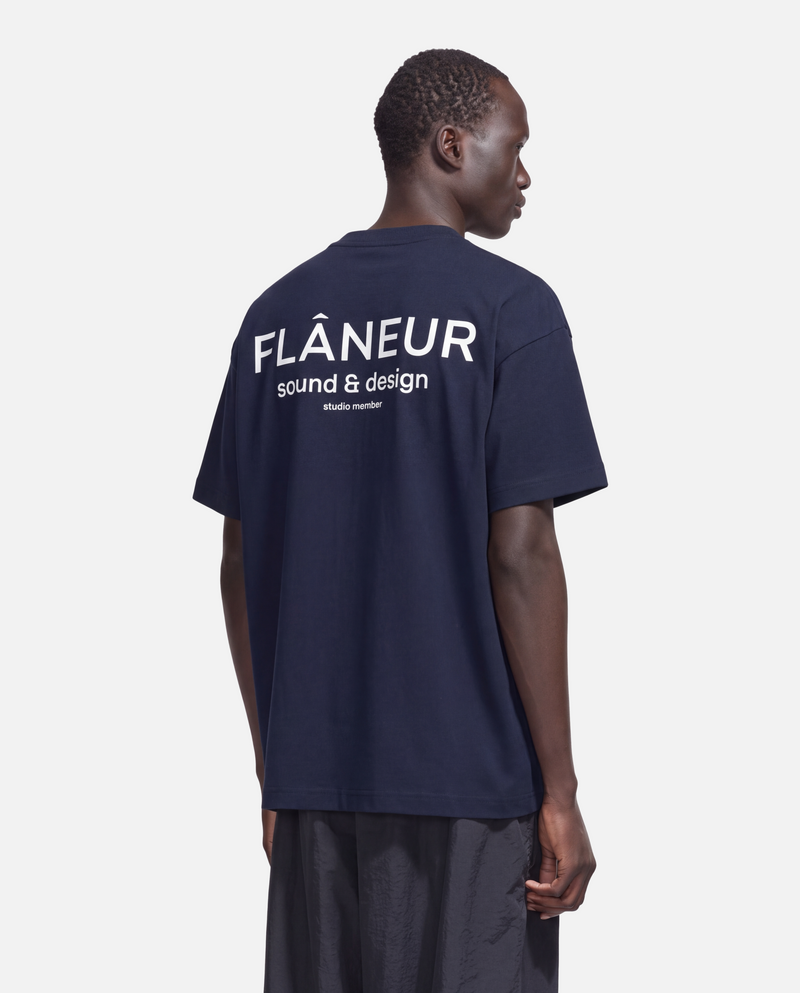 Sound & Design Studio Member T-Shirt | Navy/White