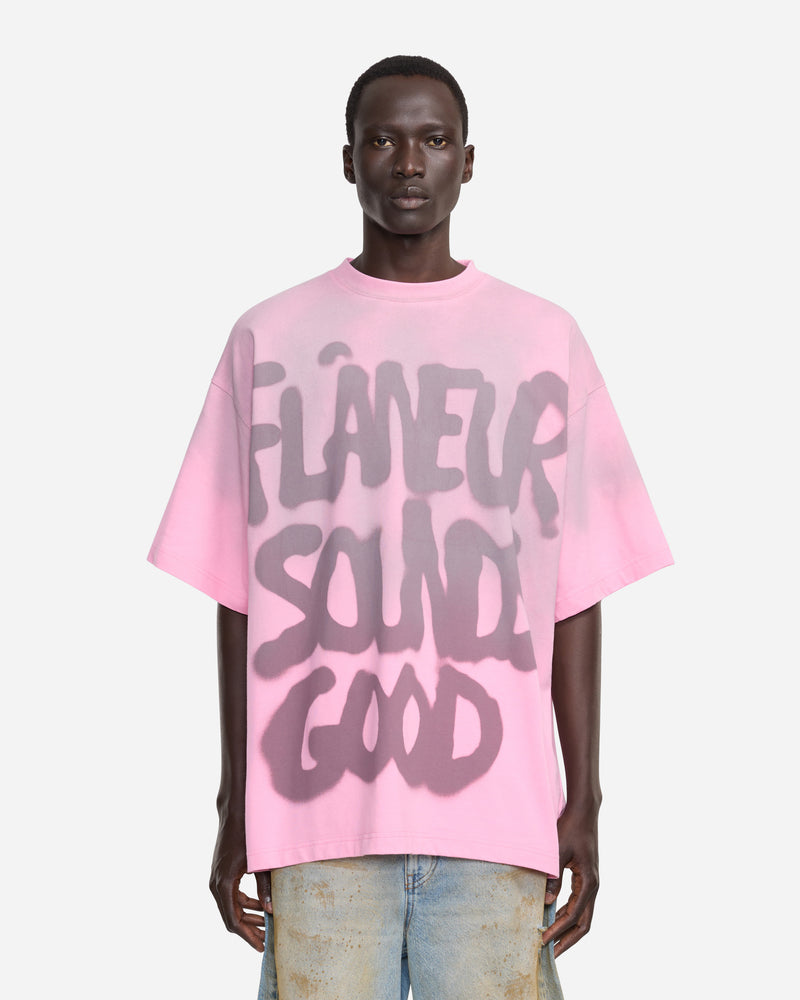 Sounds Good Spray T-Shirt | Sprayed Pink