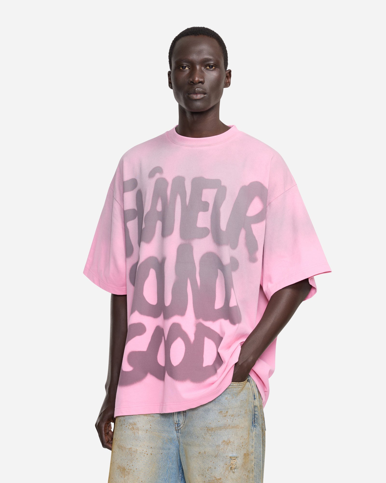 Sounds Good Spray T-Shirt | Sprayed Pink