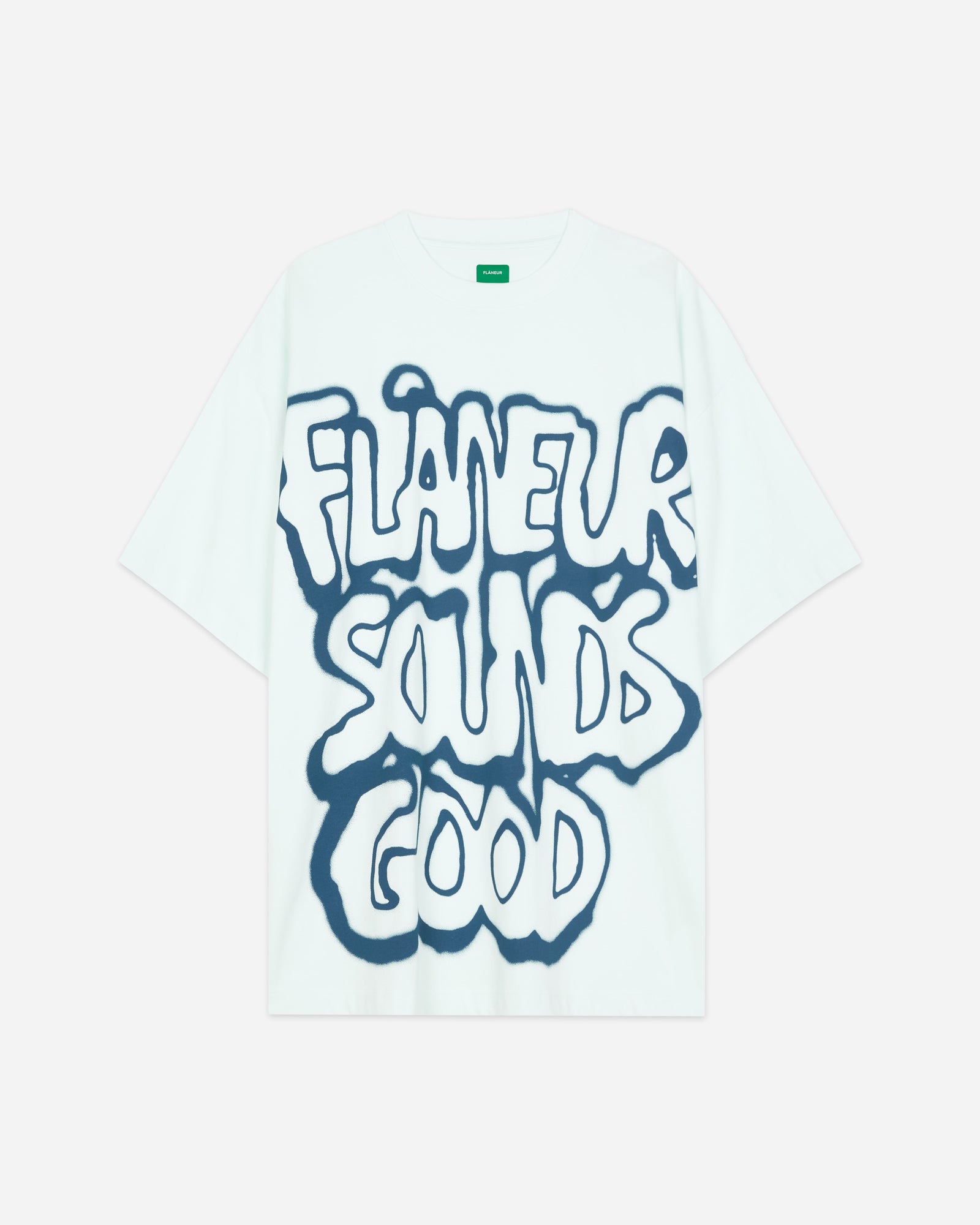 Sounds Good Spray T-Shirt | Soft Blue