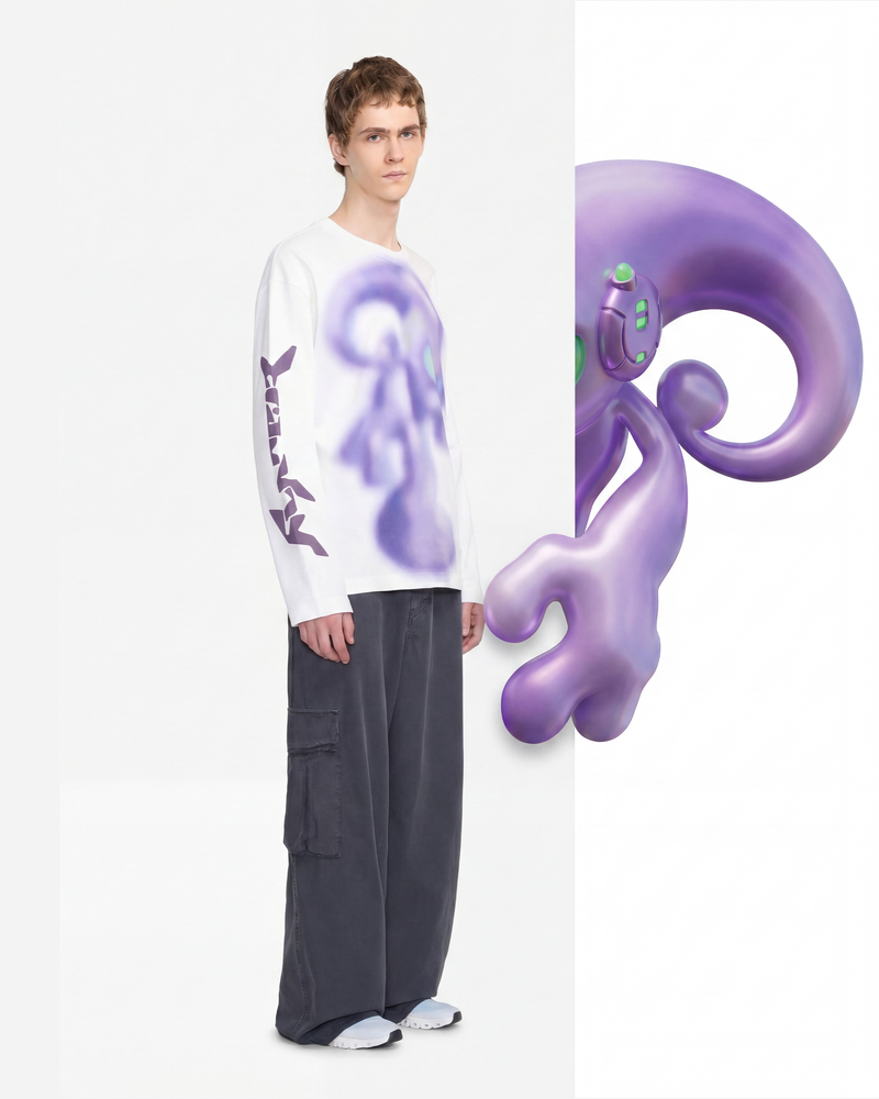 Alien Long Sleeve - Sold Out - Limited Restock Soon | White