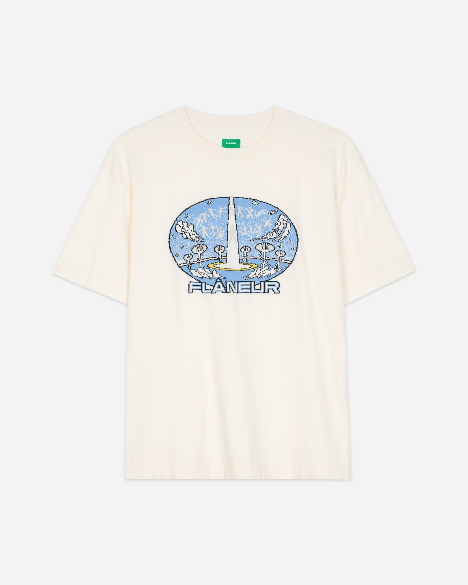 Knitted Euphoric T-Shirt | Wit