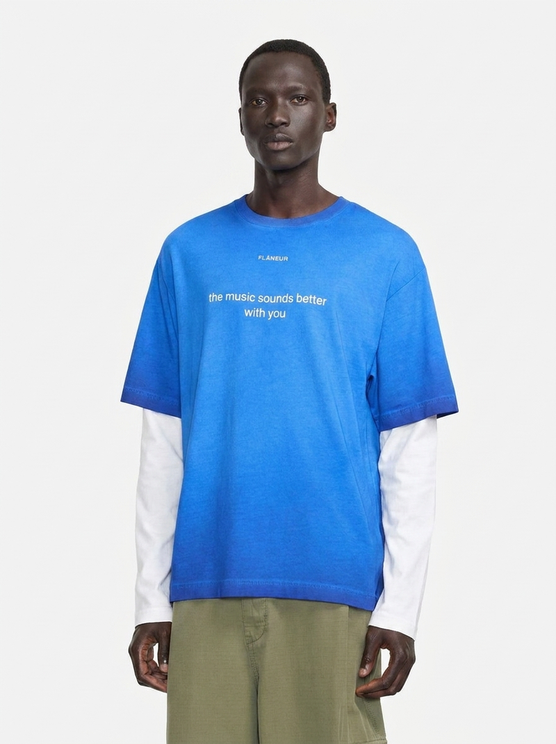 With You T-Shirt | Washed Blue