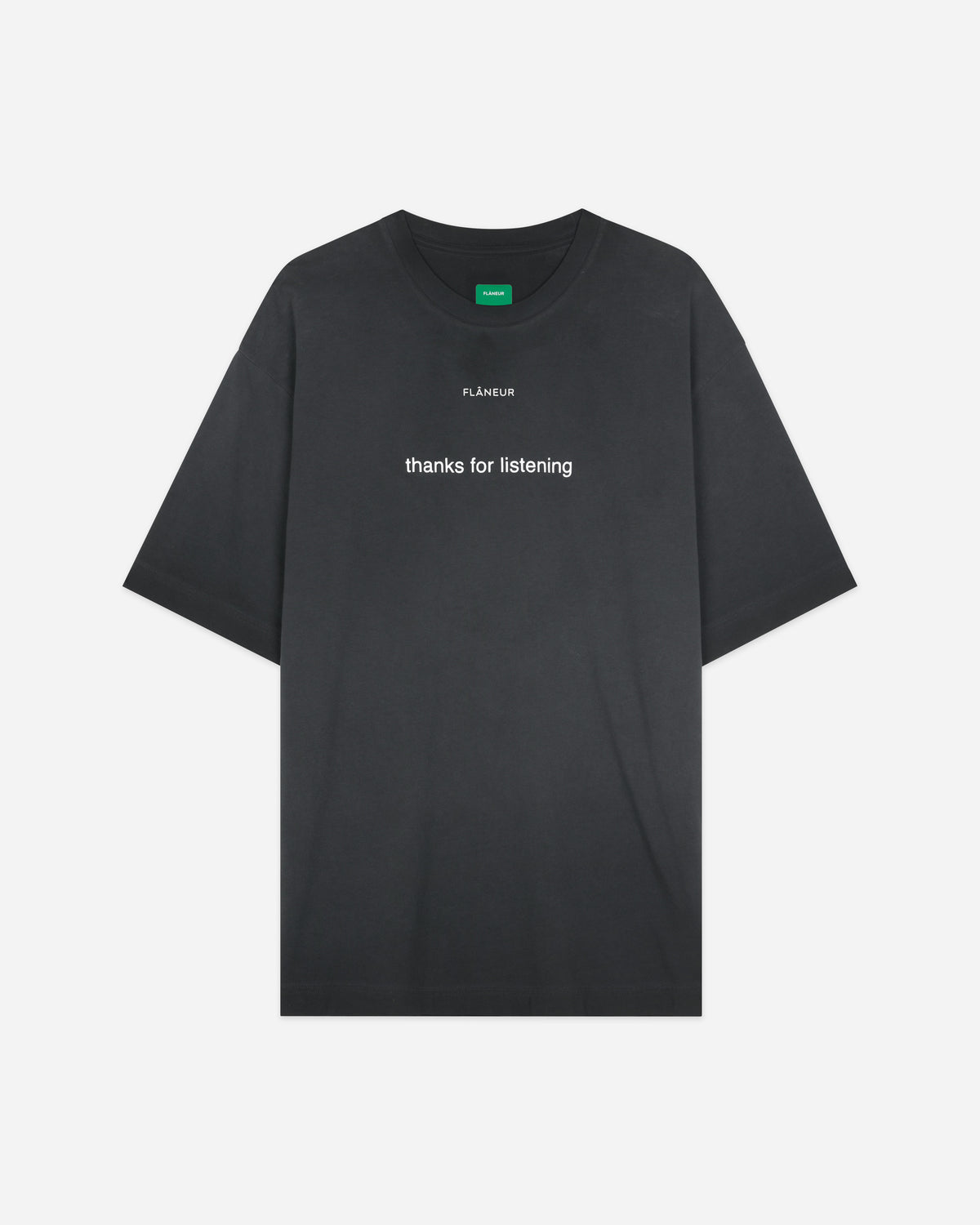 Listening T-Shirt | Washed Black