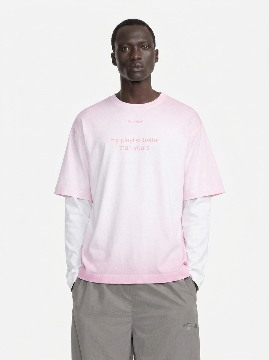 Playlist T-Shirt | Washed Pink