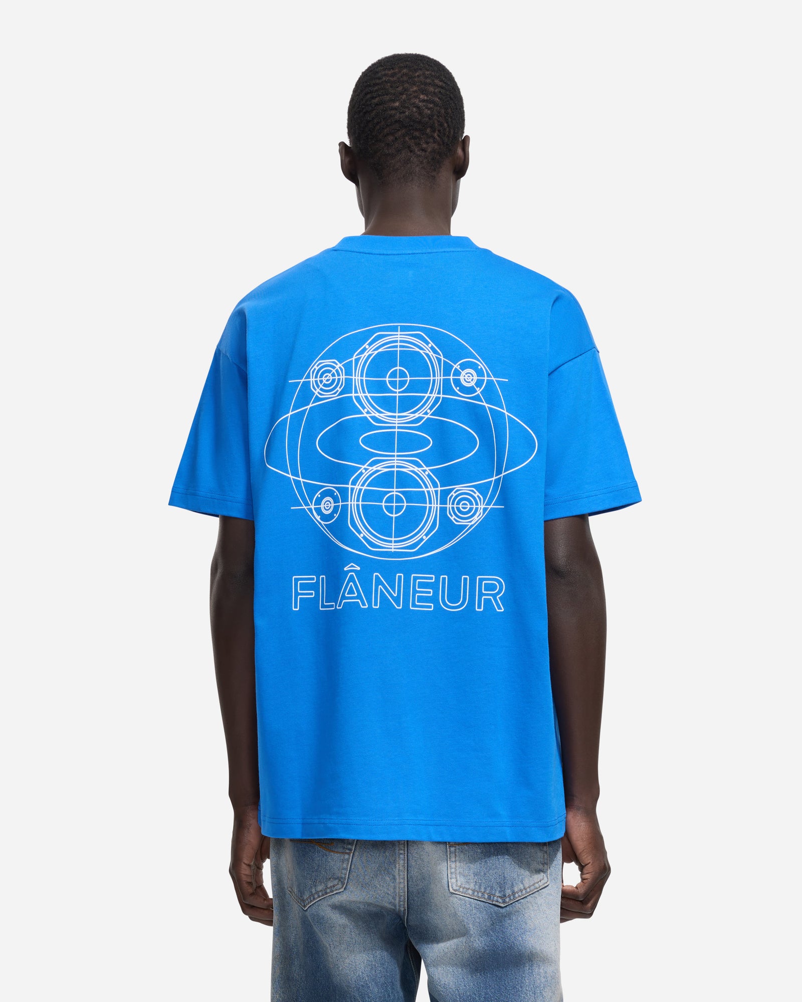 Speaker T-Shirt | Blue/White