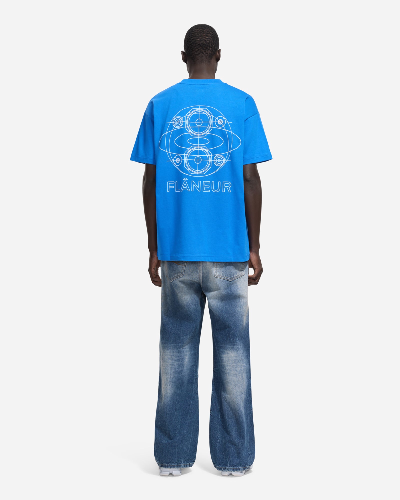 Speaker T-Shirt | Blue/White