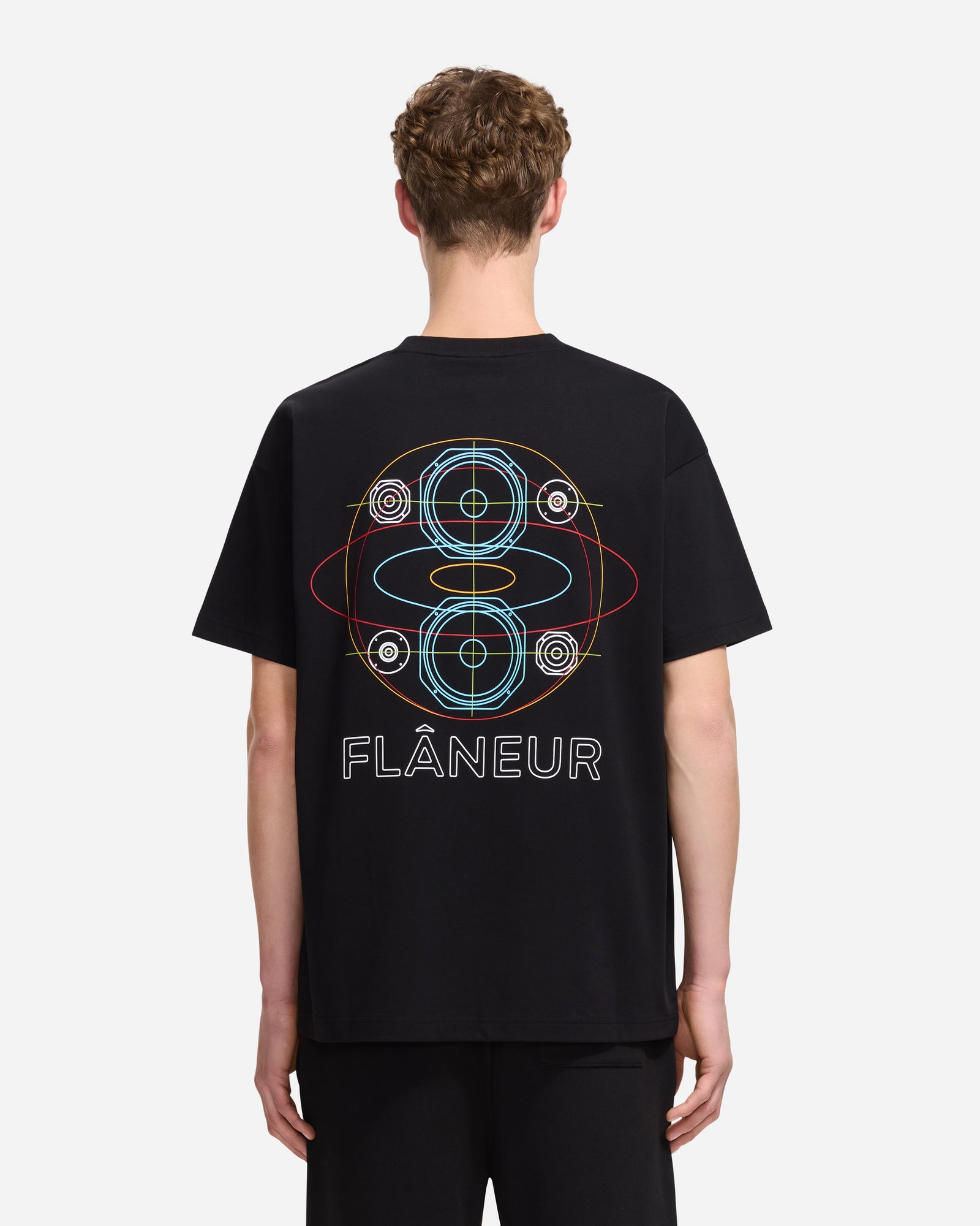 Speaker T-Shirt | Black/Multicolor