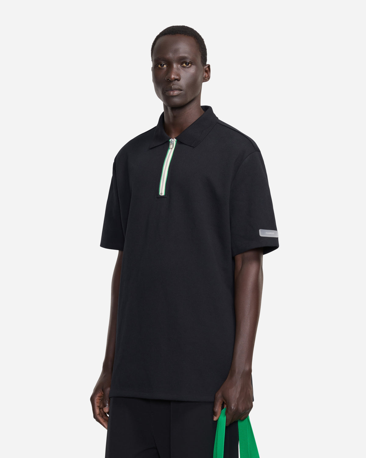 Zip Polo | Black