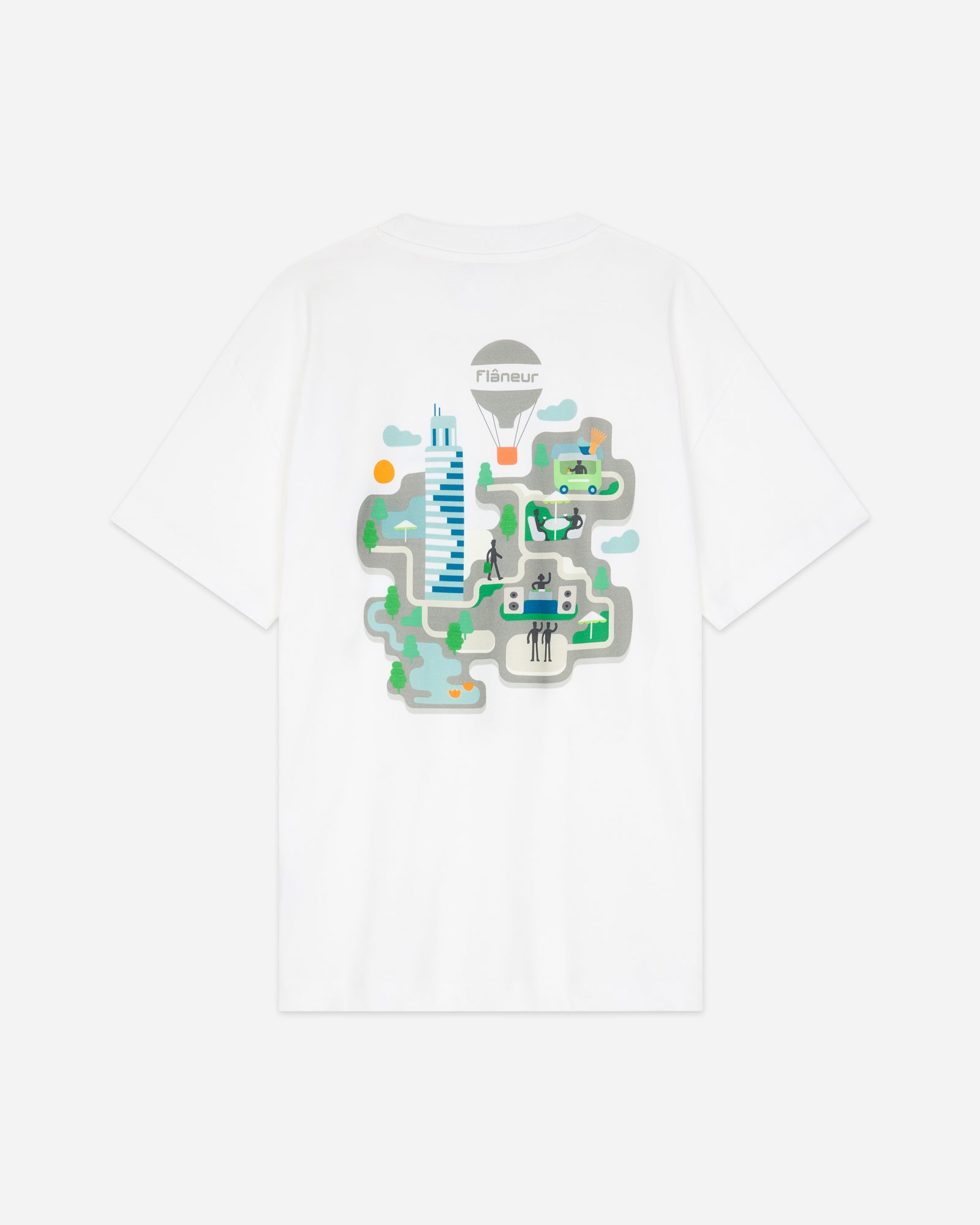 Festival Map T-Shirt | Weiß