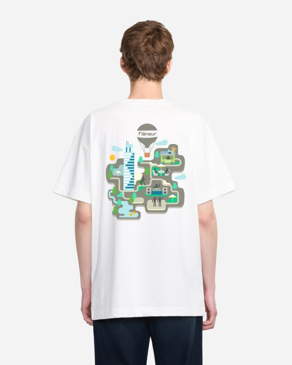 Festival Map T-Shirt | Weiß