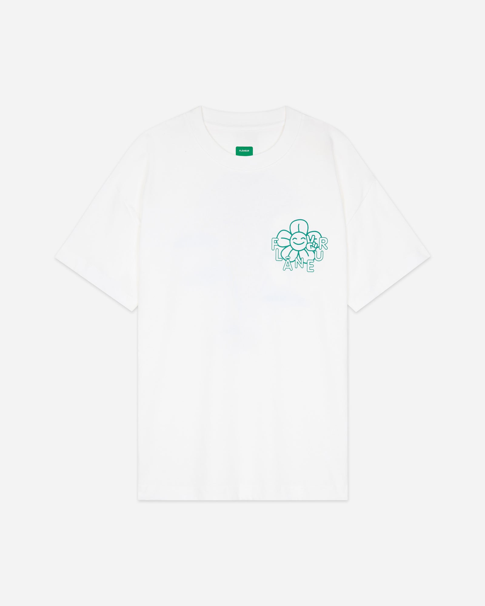 Happy Flower T-Shirt | Weiß